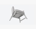 Lounge Chair Baker Coupe 3d model