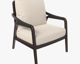 Lounge Chair Baker Knot 3D 모델 