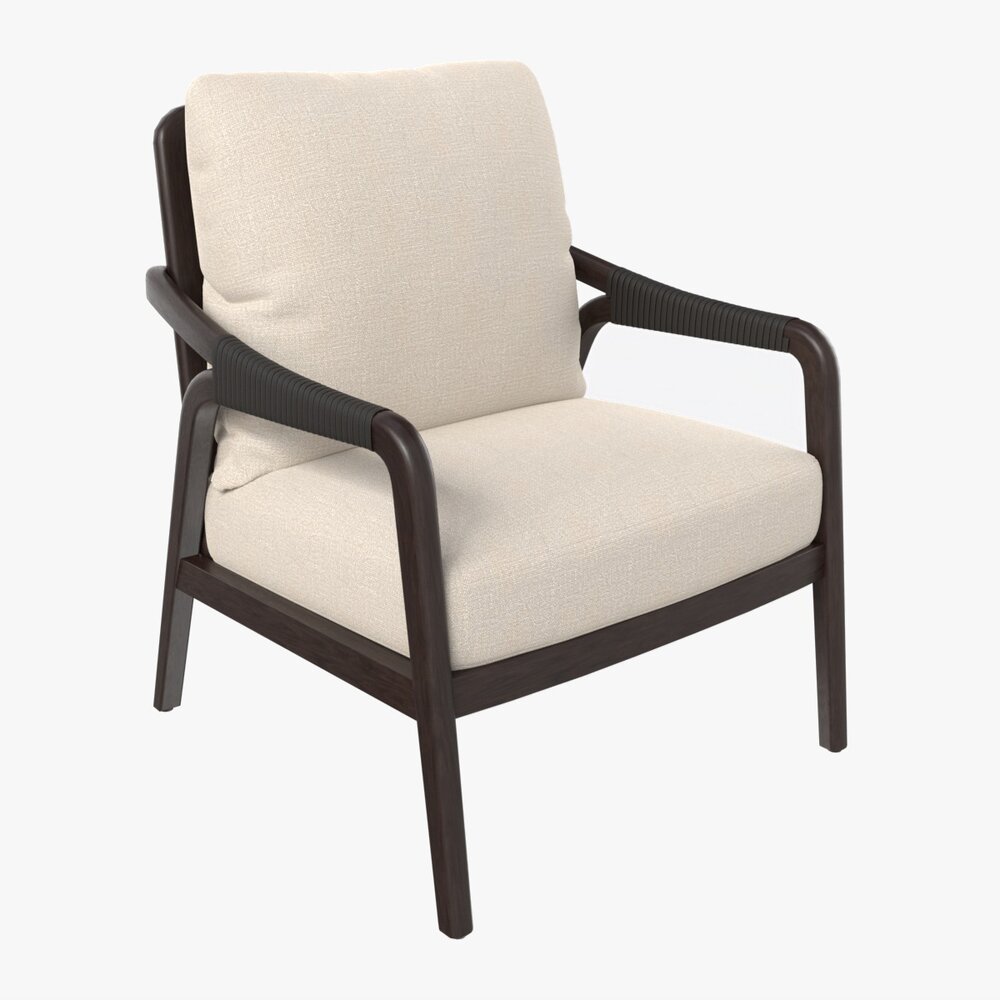 Lounge Chair Baker Knot Modello 3D