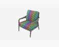 Lounge Chair Baker Knot 3d model