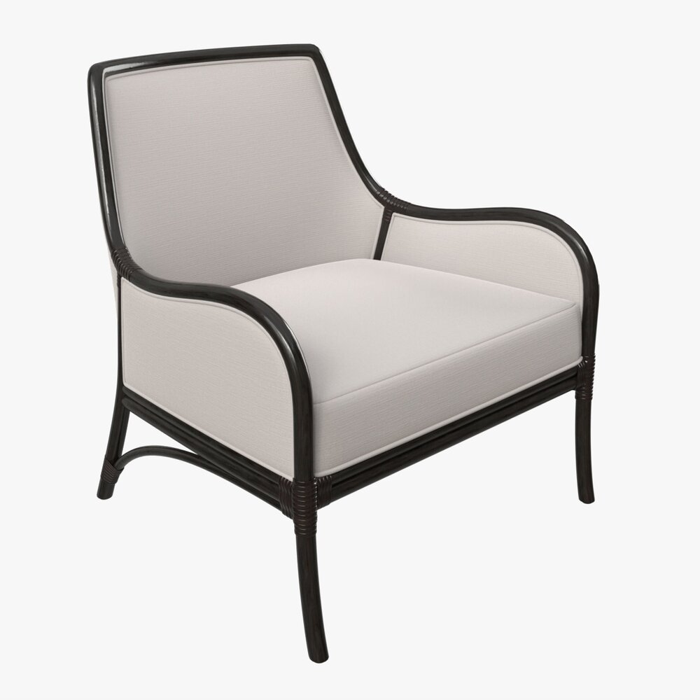 Lounge Chair Baker Lantana Modello 3D