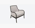 Lounge Chair Baker Lantana Modelo 3D