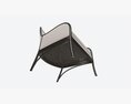 Lounge Chair Baker Lantana Modello 3D