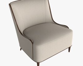 Lounge Chair Baker Marino 3D model