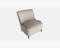 Lounge Chair Baker Marino Modèle 3d