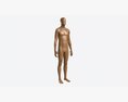 Male Full Body Mannequin Wooden Modelo 3D