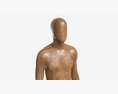 Male Full Body Mannequin Wooden 3D模型