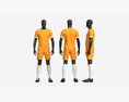 Male Mannequin In Soccer Uniform 3D 모델 