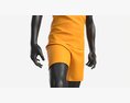 Male Mannequin In Soccer Uniform With Ball 02 Modelo 3D