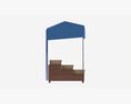 Market Fair Stall With Canopy 04 3D-Modell