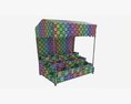 Market Fair Stall With Canopy 04 3d model