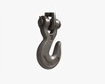 Metal Hook With Chain 3D 모델 