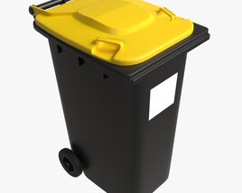 Mobile Waste Container 240 L 3Dモデル