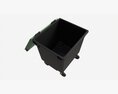 Mobile Waste Container 1100 L 3d model