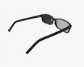 Modern Cat Eye-shaped Glasses 3d model