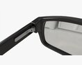 Modern Cat Eye-shaped Glasses Modèle 3d