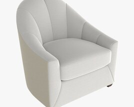 Occasional Chair Baker Amoura Modello 3D
