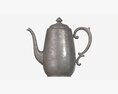Old Metal Tea And Coffee Pot 3Dモデル