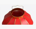 Oriental Traditional Hanging Paper Lantern 03 Modelo 3d