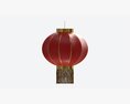 Oriental Traditional Hanging Paper Lantern 03 3Dモデル
