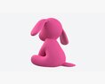 Puppy Toy Soft Pink 3D模型