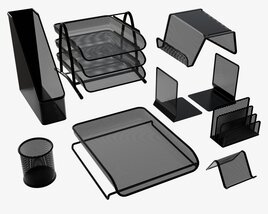Desk Organizer Set Modello 3D