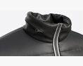 Quilted Jacket For Men Mockup Black Modelo 3D
