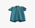 Short Sleeve Polo Shirt For Men Mockup 01 Hanging Modèle 3d