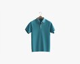 Short Sleeve Polo Shirt For Men Mockup 01 Hanging 3Dモデル