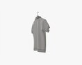 Short Sleeve Polo Shirt For Men Mockup 01 Hanging 3D-Modell