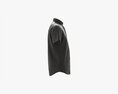 Short Sleeve Shirt For Men Mockup Black 3D 모델 