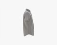 Short Sleeve Shirt For Men Mockup Black 3D модель