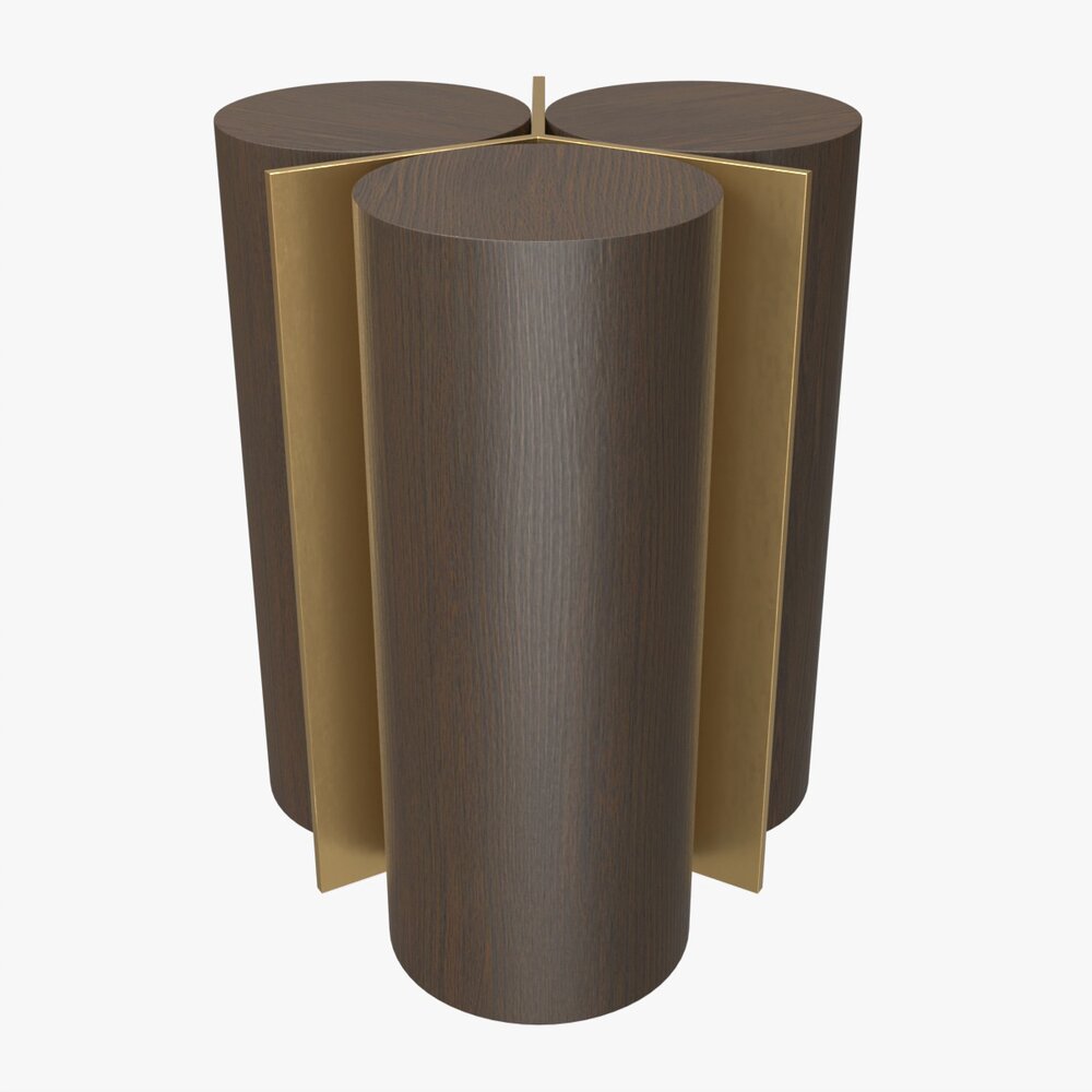 Side Table Baker Cylinder 3Dモデル