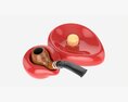 Smoking Pipe Ashtray With Holder 02 Modèle 3d