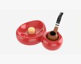 Smoking Pipe Ashtray With Holder 02 3D 모델 