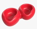 Smoking Pipe Holder Double 3D-Modell
