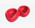 Smoking Pipe Holder Double 3d model