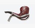 Smoking Pipe Small Briar Wood 03 3D-Modell