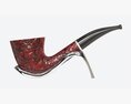 Smoking Pipe Small Briar Wood 03 3D-Modell