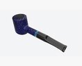 Smoking Pipe Small Briar Wood 04 3D-Modell
