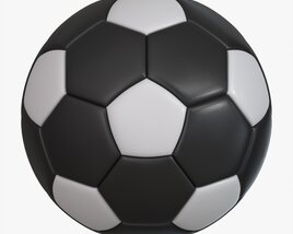Soccer Ball 02 Inverted 3D model
