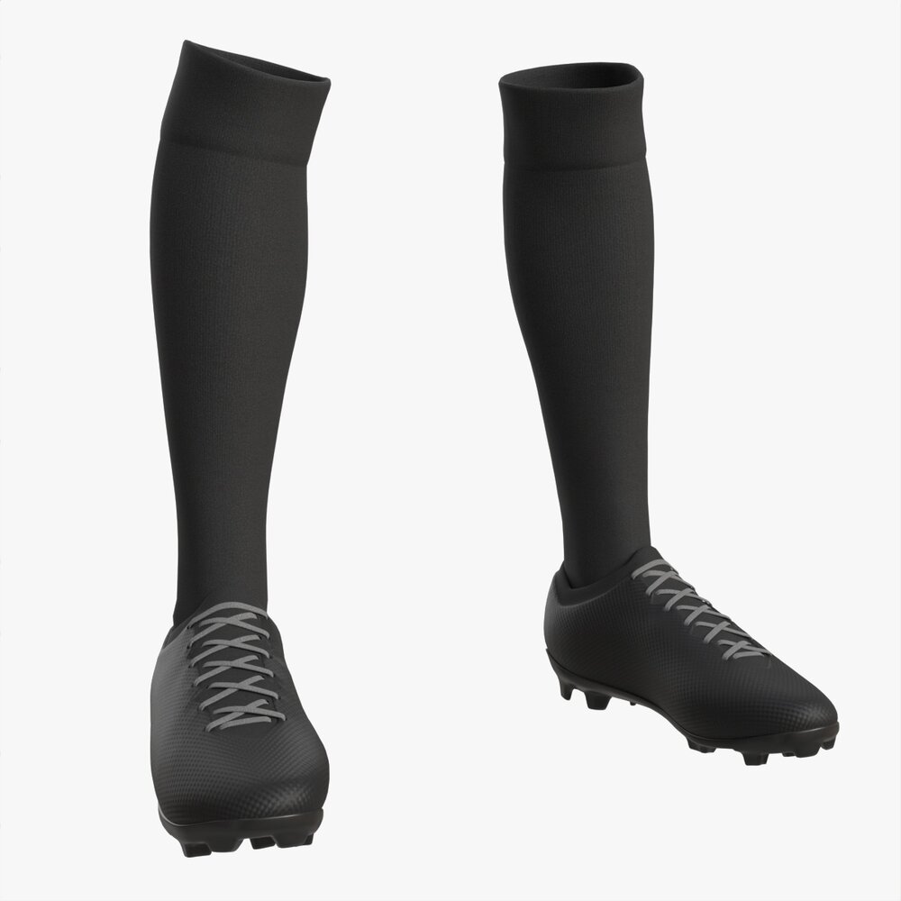 Soccer Boots And Socks 3D model