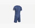 Soccer T-shirt And Shorts Blue Modello 3D