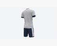 Soccer T-shirt And Shorts White Modèle 3d