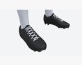 Soccer Uniform With Boots Yellow Modelo 3D