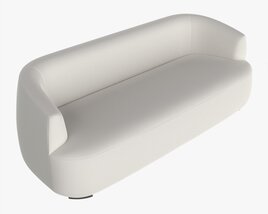 Sofa Baker Cabochon 3D model