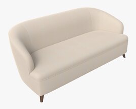 Sofa Baker Coupe Modèle 3D