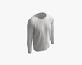 Sweatshirt For Men Mockup 01 Black 3D модель