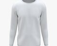 Sweatshirt For Men Mockup 01 White 3D-Modell