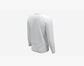 Sweatshirt For Men Mockup 01 White Modelo 3d
